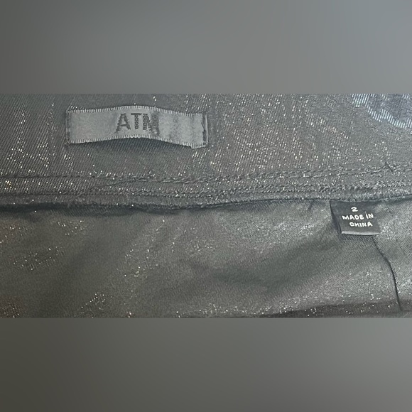 NWOT - ATM Sparkle Zipper Pencil Skirt Size 2 - Picture 6 of 6